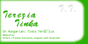 terezia tinka business card